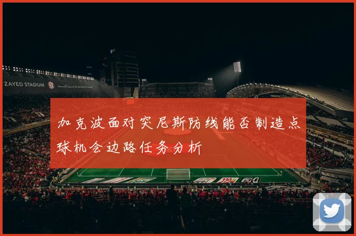 加克波面对突尼斯防线能否制造点球机会边路任务分析